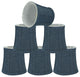 30361-6 Small Bell  Chandelier Clip On Lamp Shade Washing Blue 4"x5"x5"