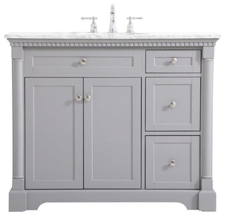 Elegant Decor Clarence Bathroom Vanity VF53042GR, Gray