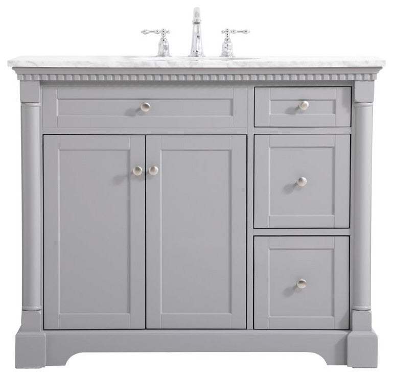 Elegant Decor Clarence Bathroom Vanity VF53042GR, Gray