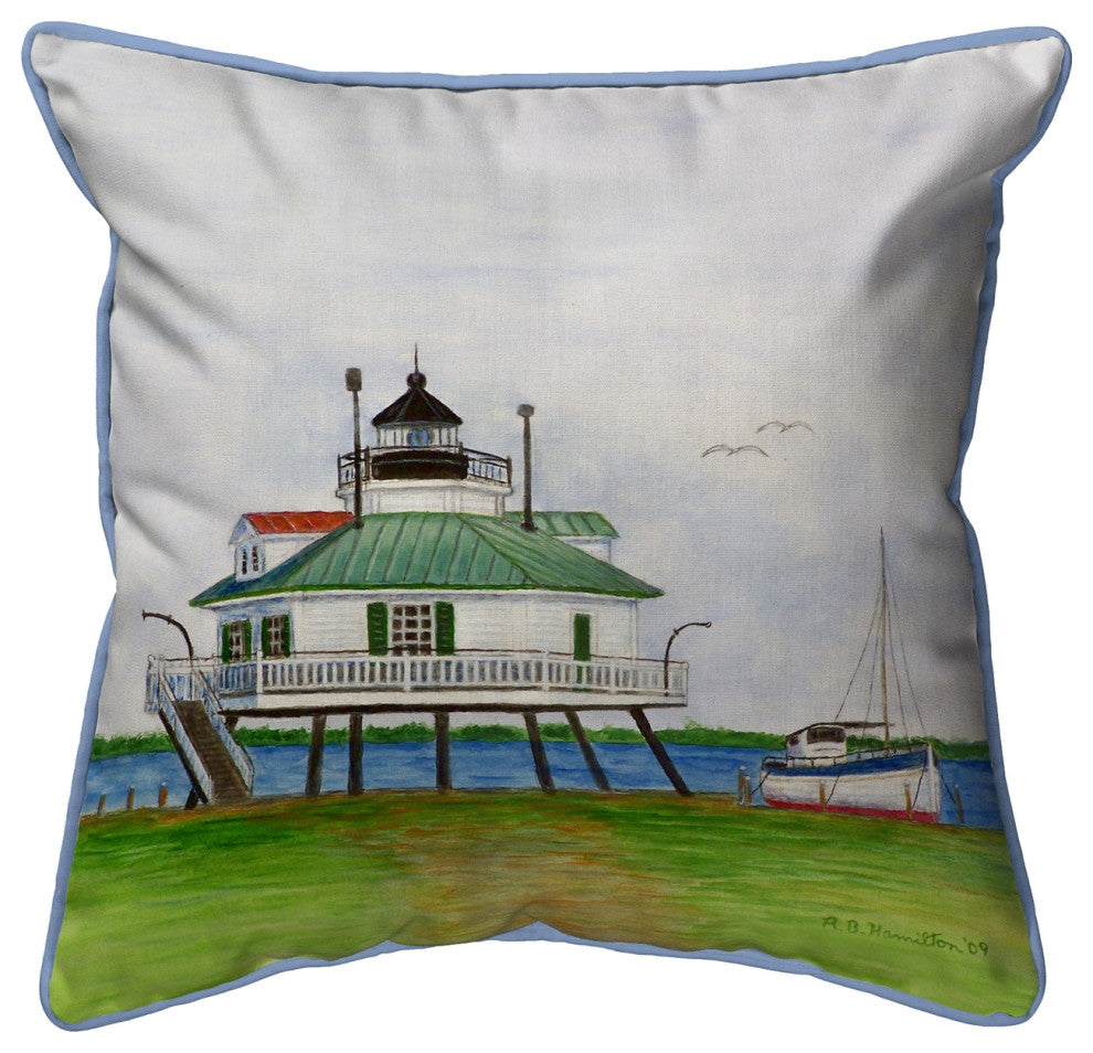 Hooper Strait Lighthouse Large Indoor/Outdoor Pillow 16x20