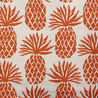 16" x 16" Pineapple Stripes Decorative Throw Pillow, Sienna