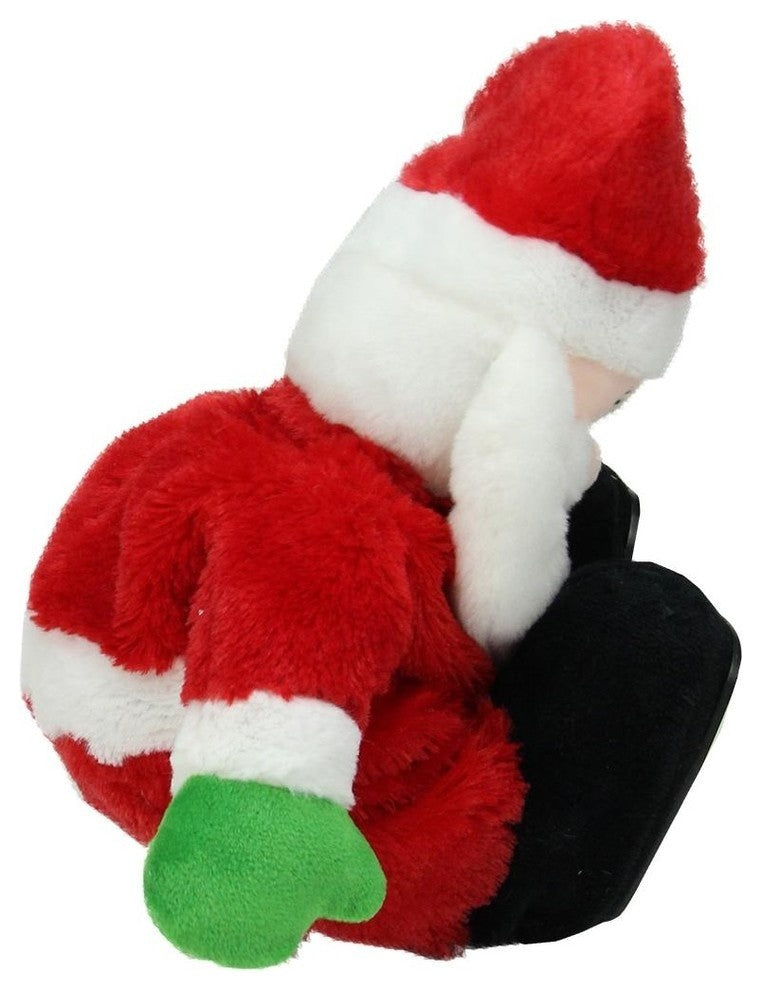12" Animated Tickle 'n Laugh Santa Claus Plush Christmas Figure