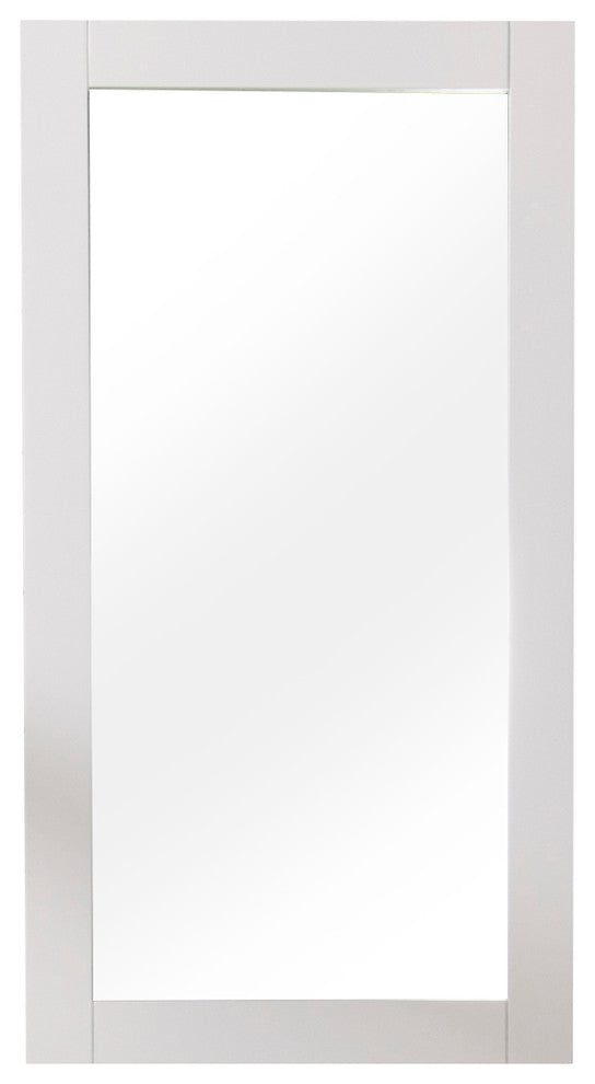 Legion Furniture Colby Bathroom Mirror, White, 16"