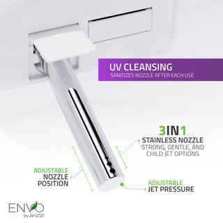 ENVO Echo Elongated Smart Toilet Bidet, White