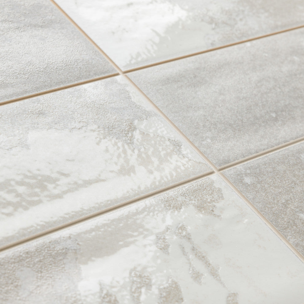Kings Tradition Brick Porcelain Wall Tile Sample, Gray