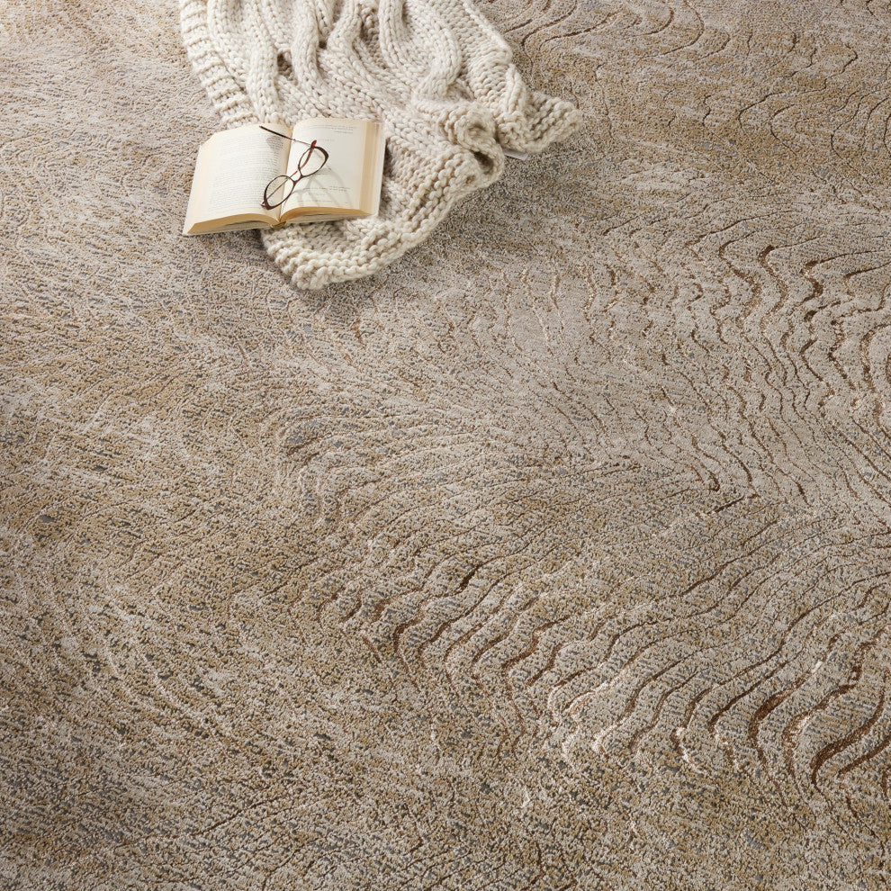 Jaipur Living Dune Animal Pattern Brown/ Taupe Area Rug 7'10"X10'6"
