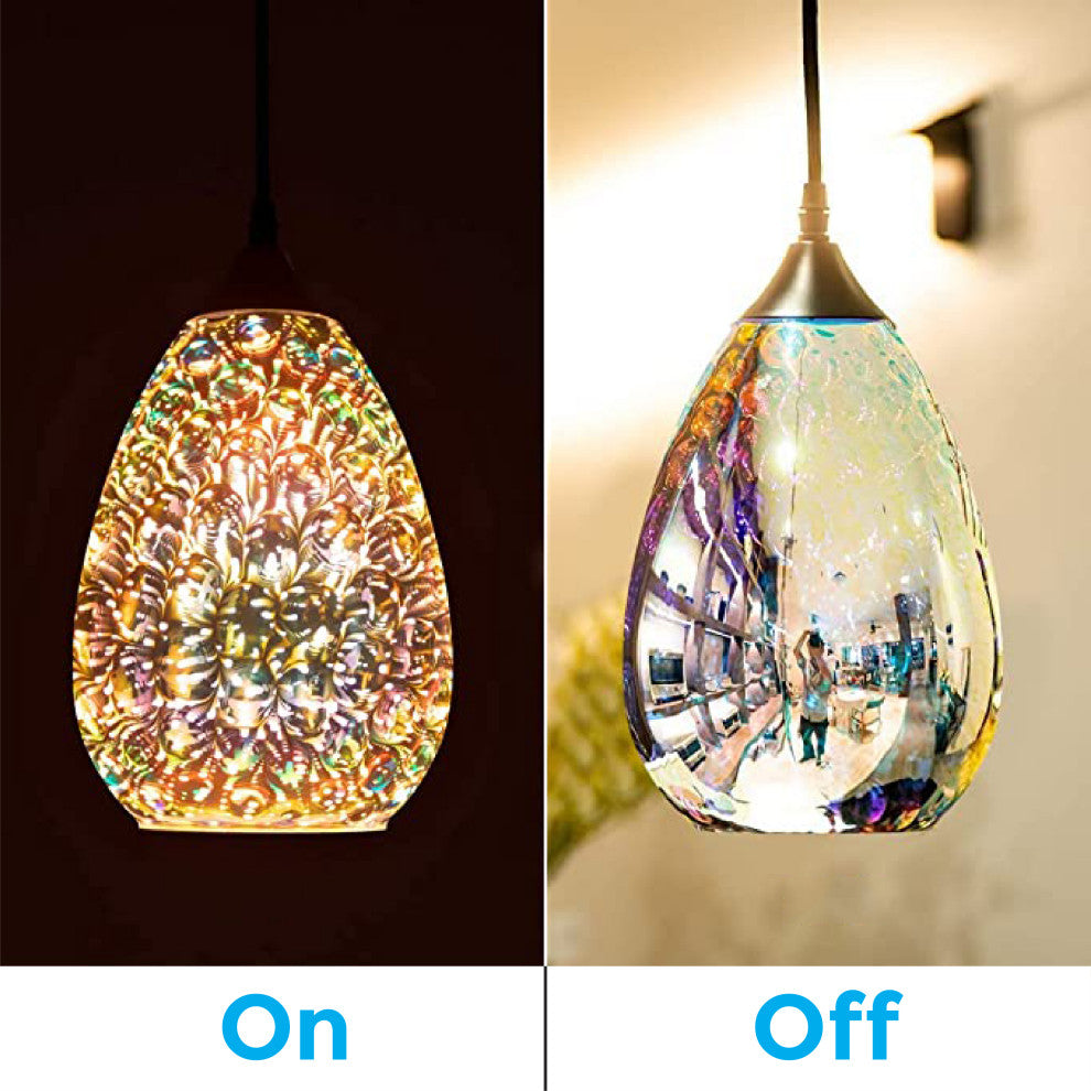 3-Light hanging kitchen Modern glass pendant light over sink lighting fixtures