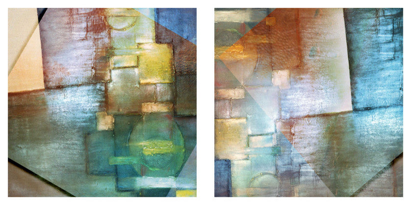 Abstract 2-Piece Canvas Wall Art Set