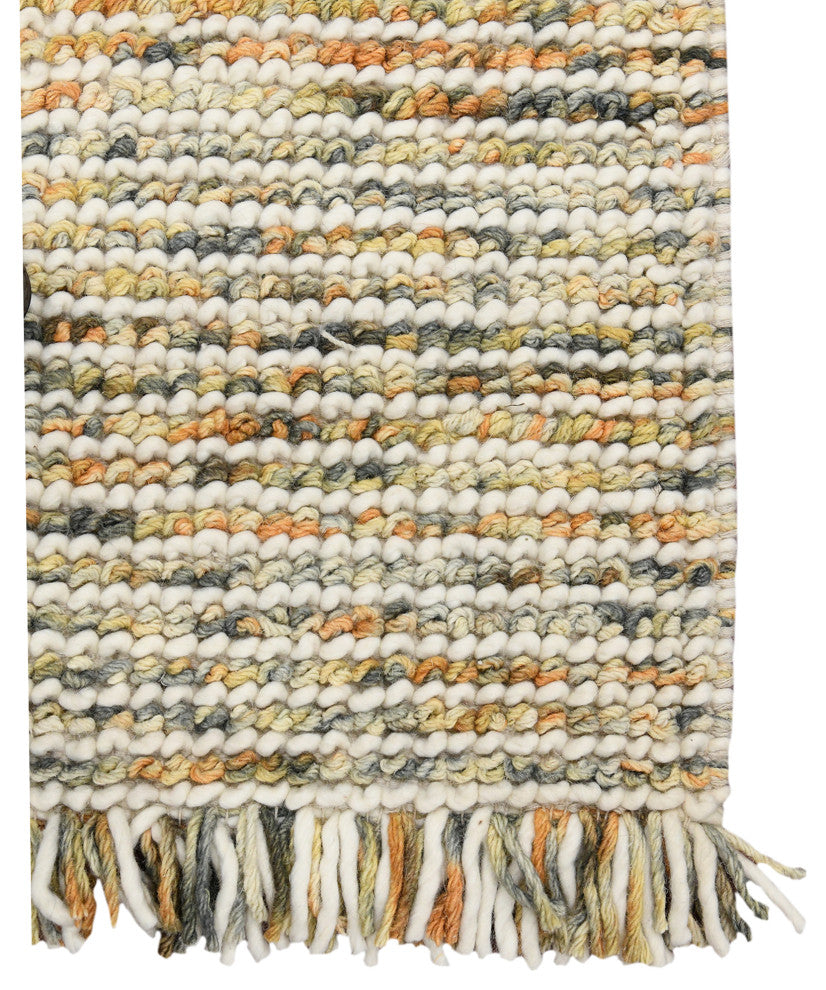 Vivid Gilcrest Area Rug, Orange, 5' x 7'6", Striped