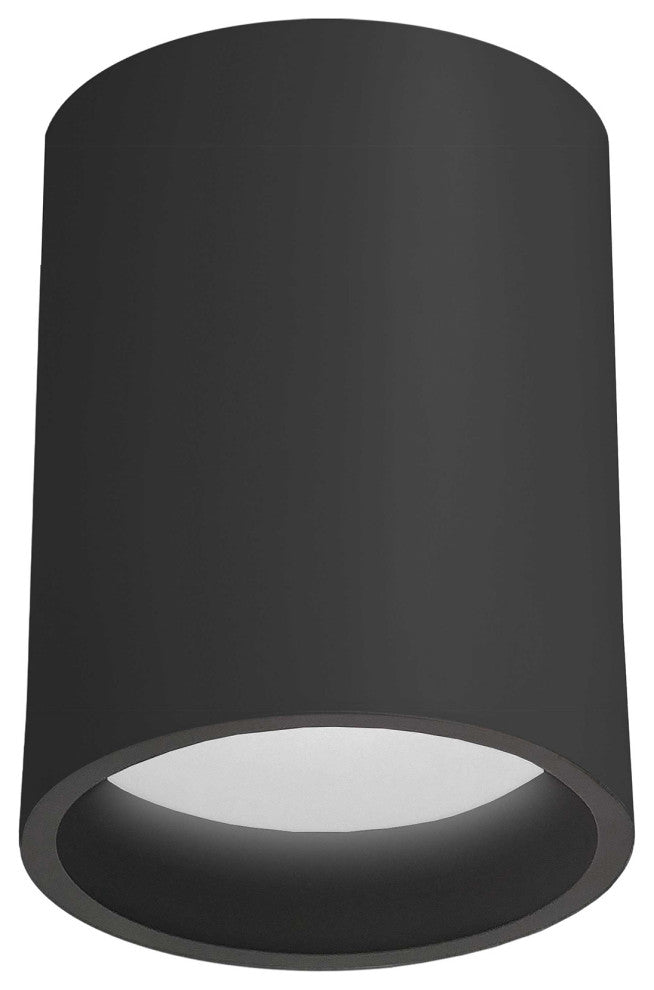 Flush Mount Ceiling Light Echo Integrated LED, Matte Black