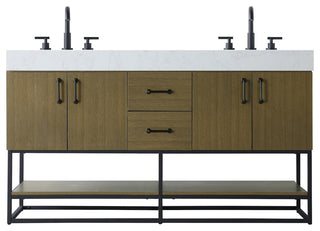 Elegant Lighting VF29260D Caroline 60" - Chestnut Brown