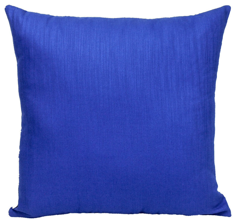 Parkland Collection Geometric Geometric Blue Square 18" x 18" Pillow