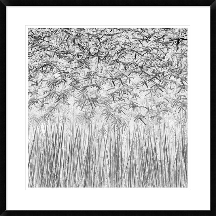 "Parallelism" Framed Digital Print by Jefflin Ling, 30x30"