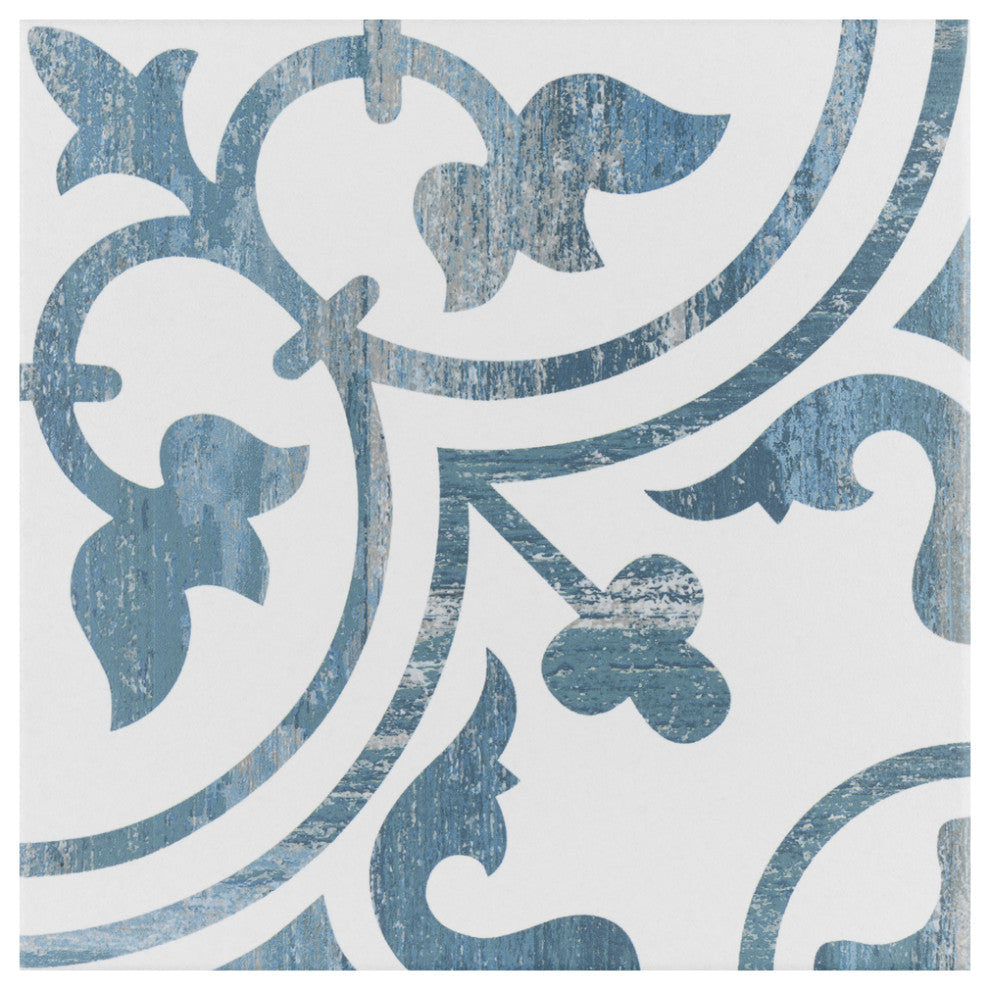 Cassis Arte Blue Porcelain Floor and Wall Tile