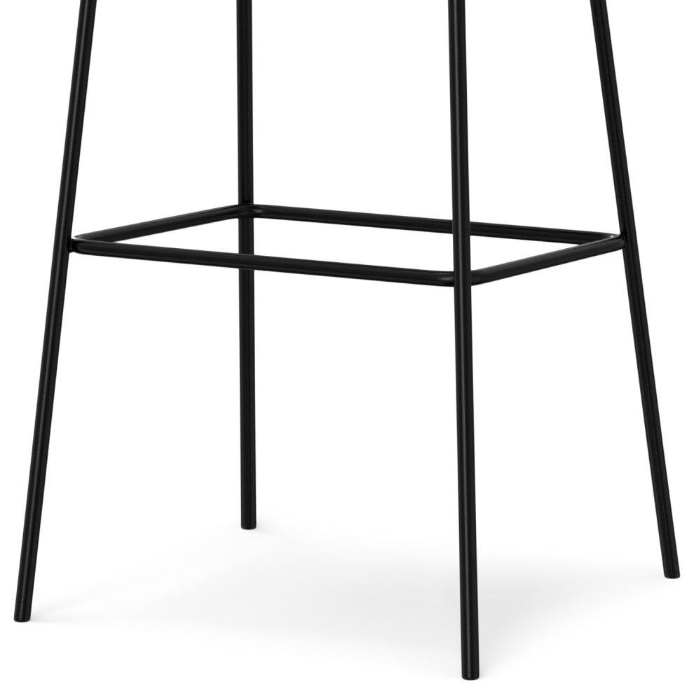 Mira Bar Stool, Distressed Slate Gray