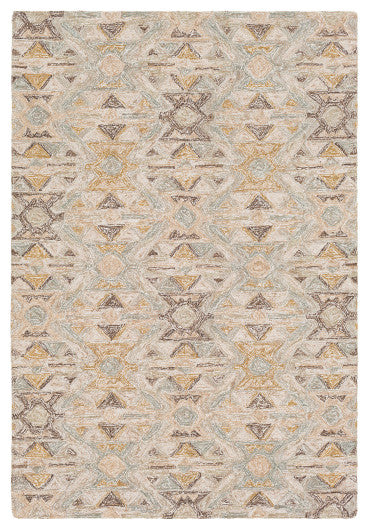 Surya Robin RBI-1007 2'x3' Rug, Sea Foam/Taupe/Khaki/White/Brown/Olive/Sage