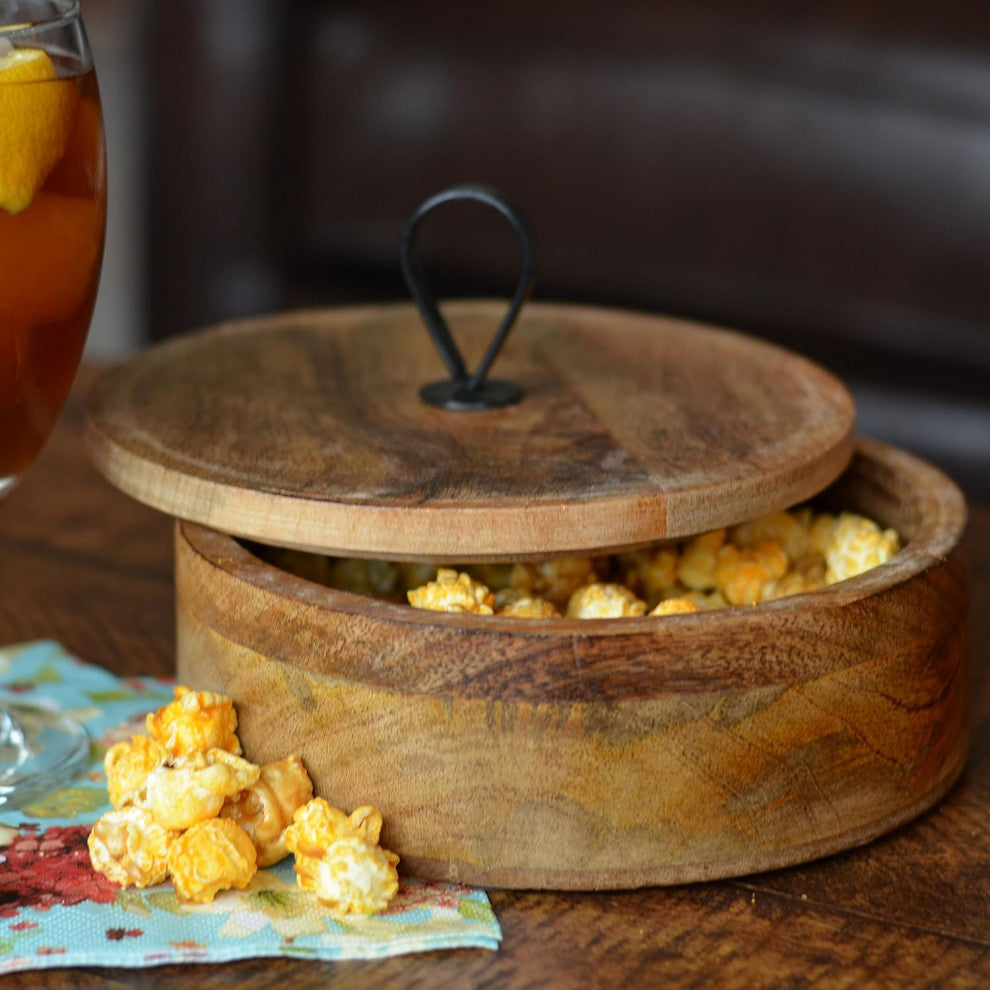 Round Dresser Top Box, 7.5 Inches