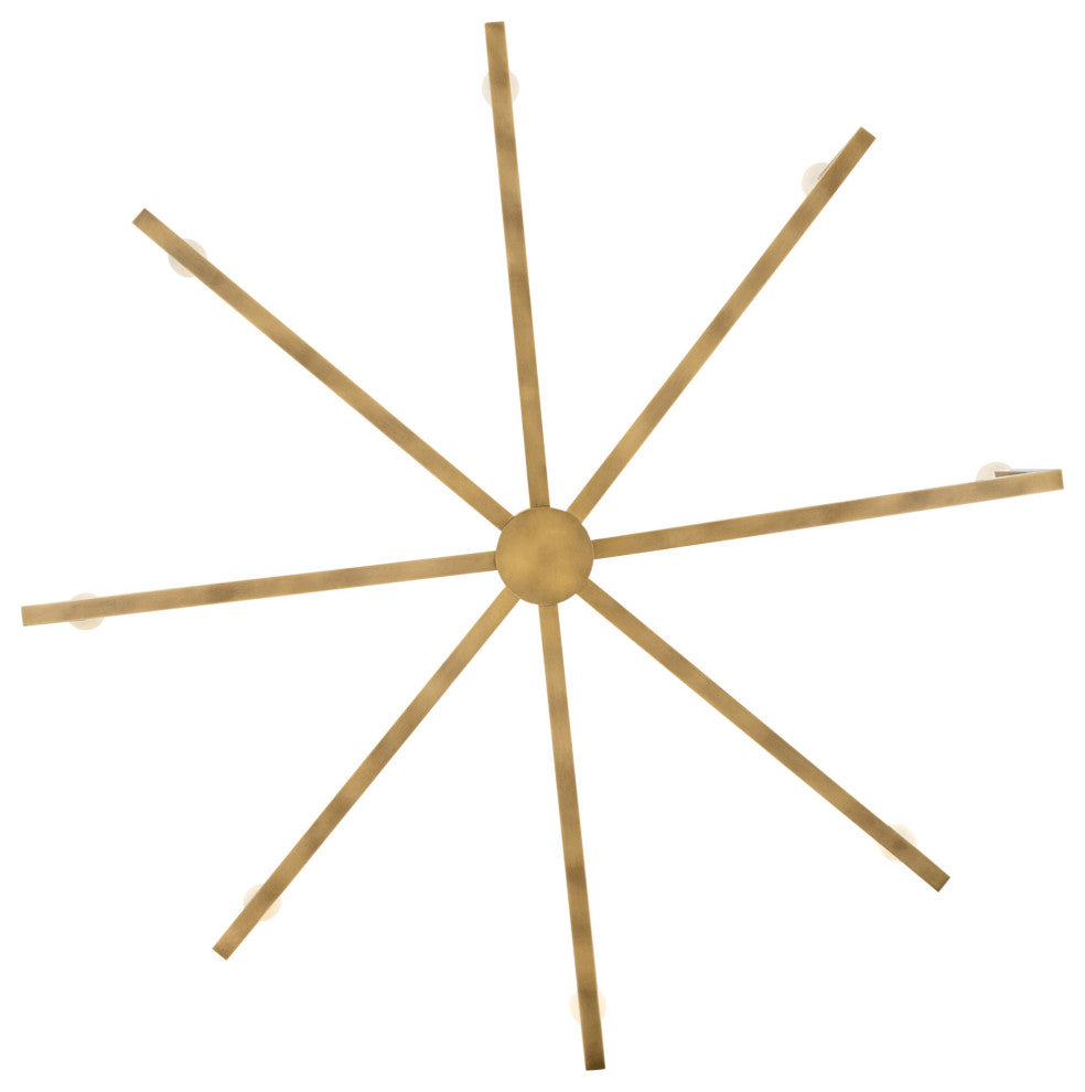 Hinkley Lighting 45049 Ezra 50"W 8 Light Chandelier - Heritage Brass