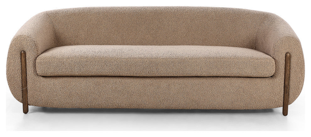 Lyla Sofa-86"-Sheepskin Camel