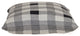 Lead Grey Checkered Pillow