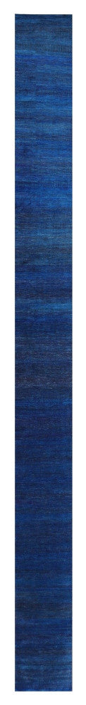 Runner Handmade Super Savannah Gabbeh Wool and Silk Rug 2' 6" X 29' 10" Q11905