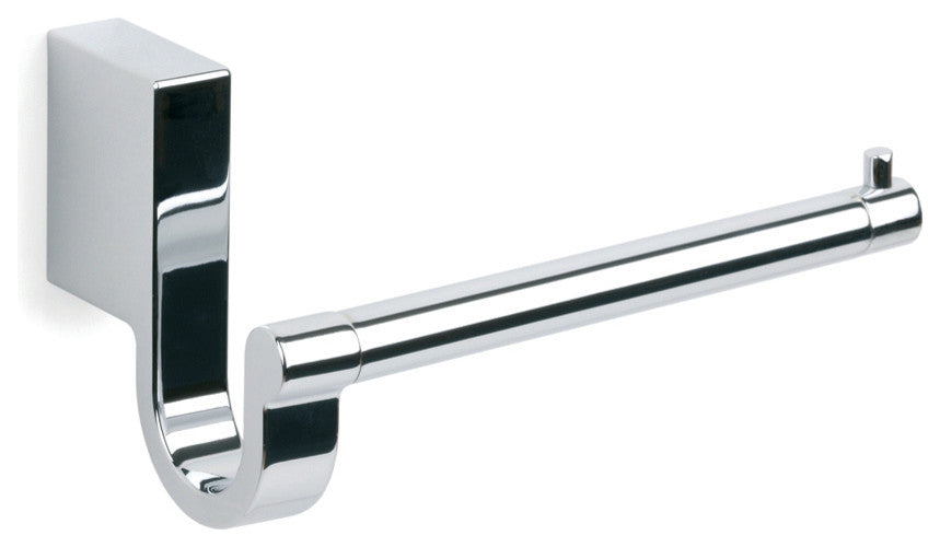 Secret Bath, Polished Chrome Toilet Paper Holder Without Lid, Bilbao Collection