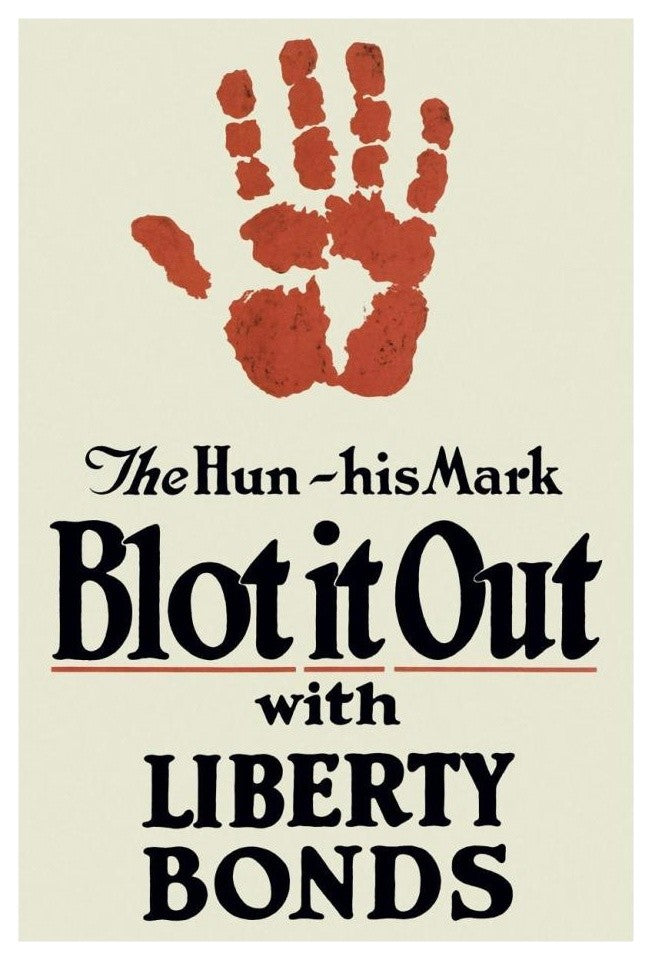 "WWI: Blot It Out" Digital Paper Print, 18"x26"