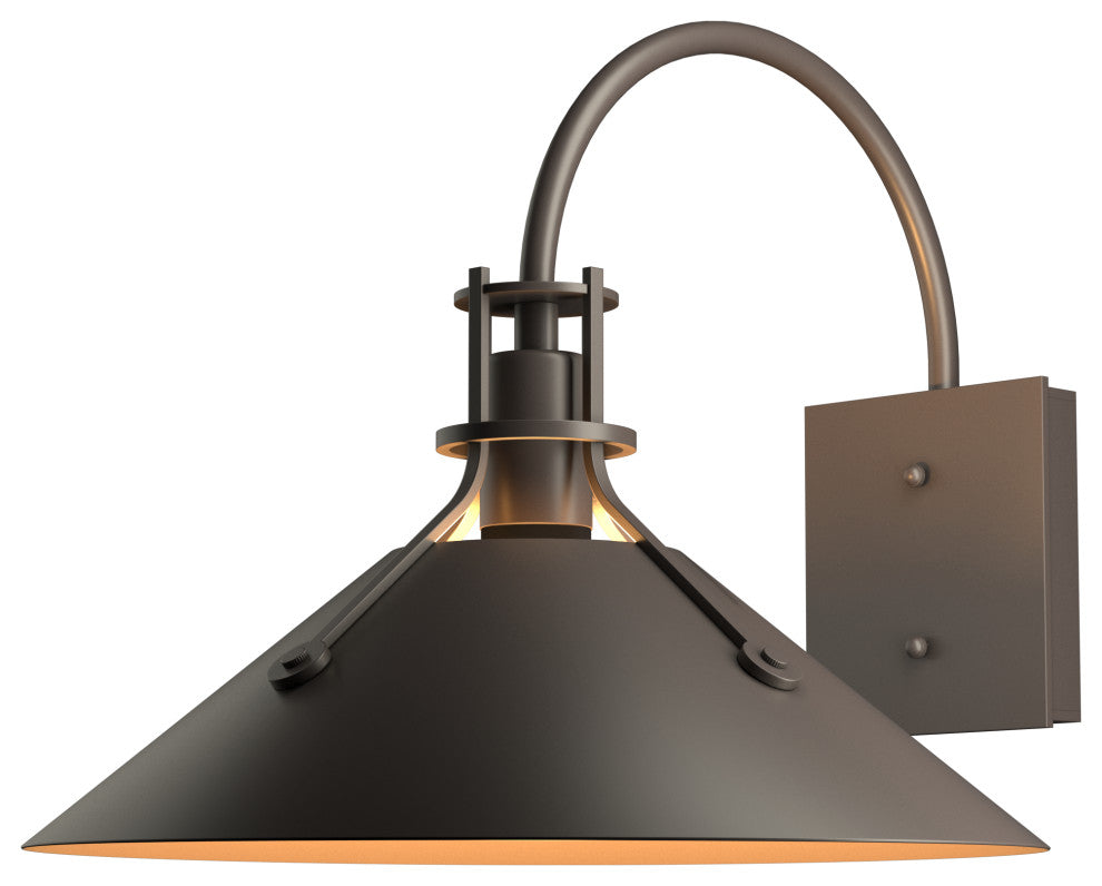 Henry Large Outdoor Sconce, Coastal Dark Smoke Finish
