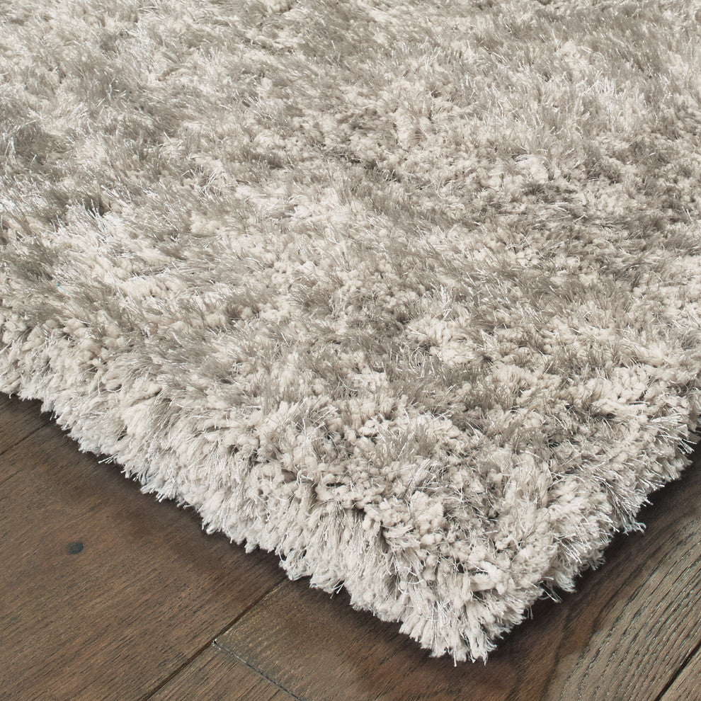 Milan Shag Shag Beige Rug, 10'x13'