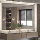 Backlit 3-Color LED Mirror for Bathroom, Anti-Fog Dimmable, 48x36