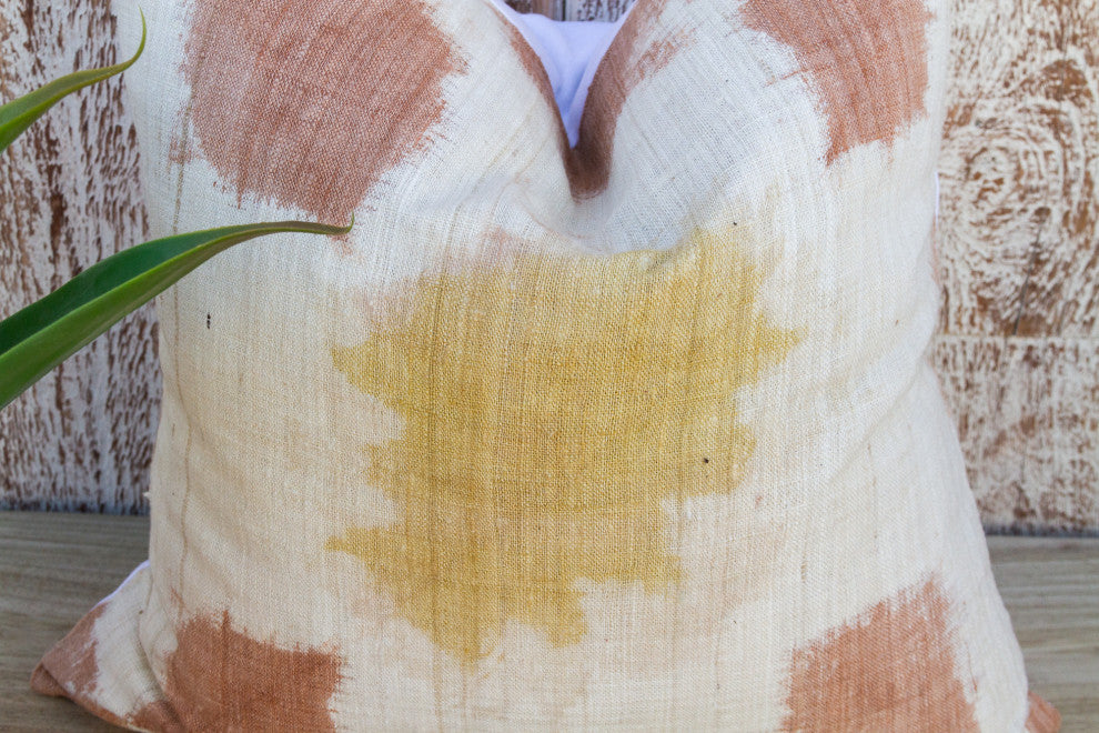 Kivili Organic Silk Ikat Pillow