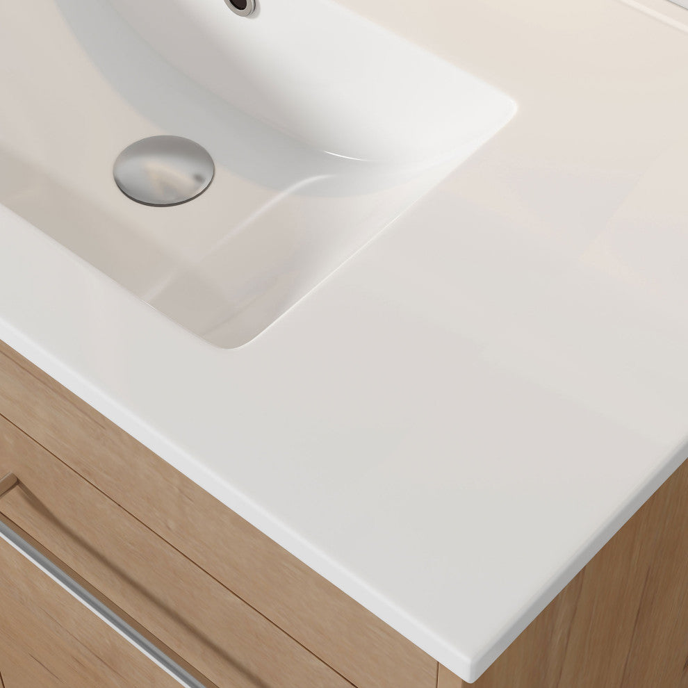 Jenny Oak Natural Vanity Kit, 36" Wide