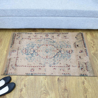Machine Made Polyester Durable Indoor Outdoor Washable Oriental Pattern Footmat