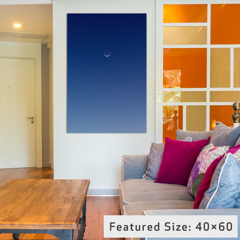 "Blue Gradient" Wrapped Canvas Art Print, 40x26x1.5