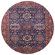 Ahgly Company Indoor Round Mid-Century Modern Area Rugs, 7' Round
