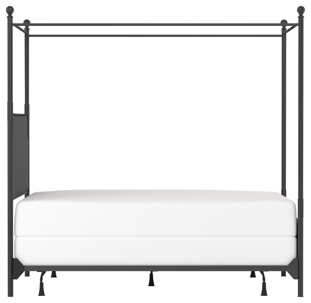 Hillsdale McArthur Queen Metal and Upholstered Canopy Bed