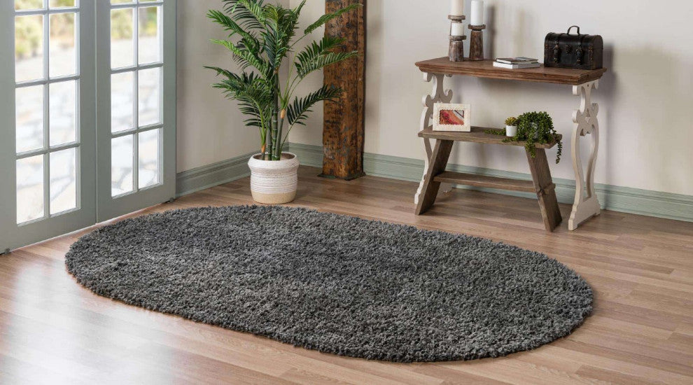 Shag Cushy 9'x12' Rectangle Pony Area Rug