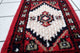 Handmade Vintage Persian Hamadan Mat 1.3'x1.9', 40cmx59cm 1970s