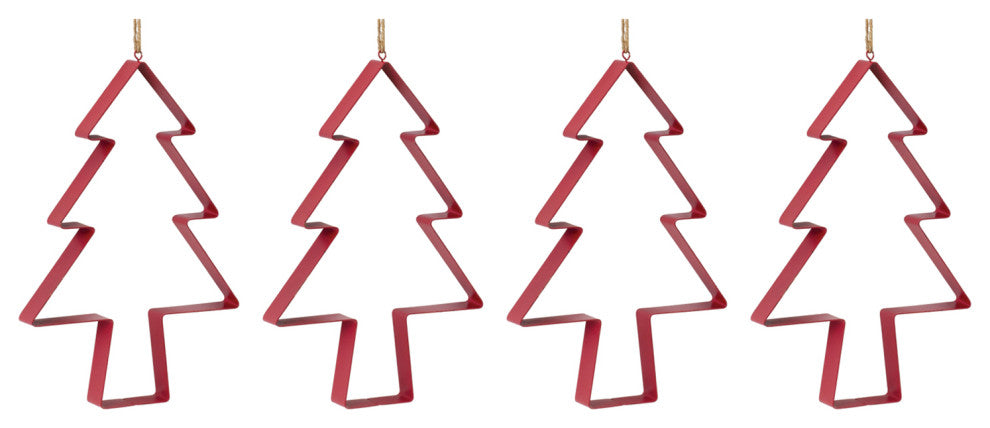 Pine Tree Cookie Cutter Ornament, Set of 4