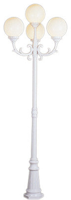 Trans Globe  Lighting, 4080 Wilshire 89" Pole Light, White