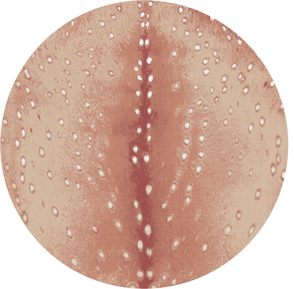 Spotted Hide, Pink, 8' Round