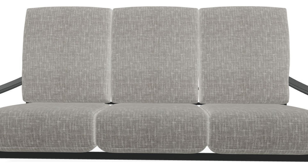St. Catherine Deep Seat 3-Seat Outdoor Sofa, Hither Pewter/Graphite