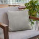 Plutus Blue Punctuation Dot Luxury Throw Pillow, 22"x22"