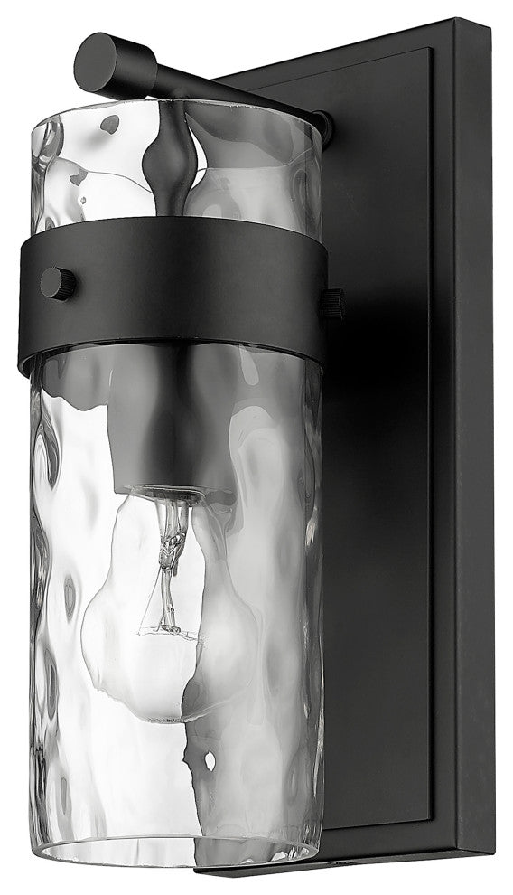 Zlite 3035-1V-MB 1-Light Vanity, Clear