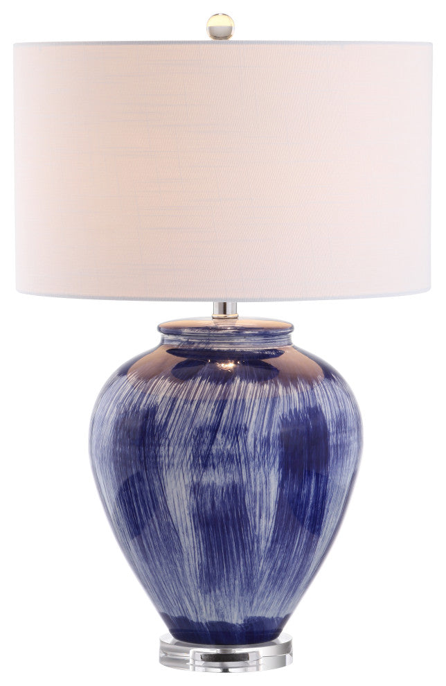 Wayland 26" Ceramic Table Lamp, Seaside Blue