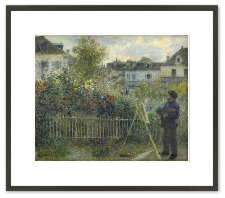 Monet Painting in His Garden at Argenteuil, 1873
