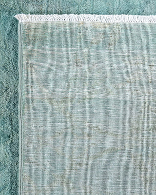 Vibrance, One-of-a-Kind Hand-Knotted Area Rug Blue, 8'2"x9'10"