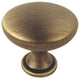[10-PACK] Cosmas 5305BAB Brushed Antique Brass Round Cabinet Knob