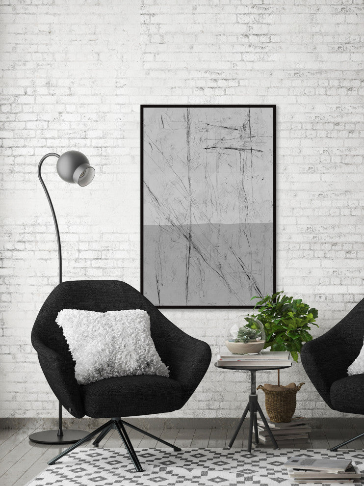 "Fourth Dimension" Floater Framed Painting Print on Canvas, 20x30