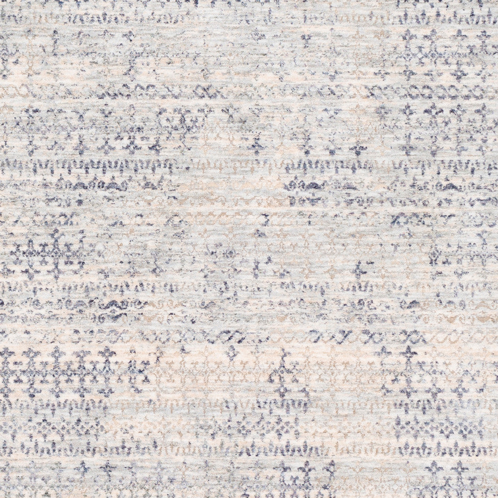 Surya Presidential PDT-2316 9'x13'1" Rug, Pale Blue/Green/Blue/Blue/Gray/Ivory